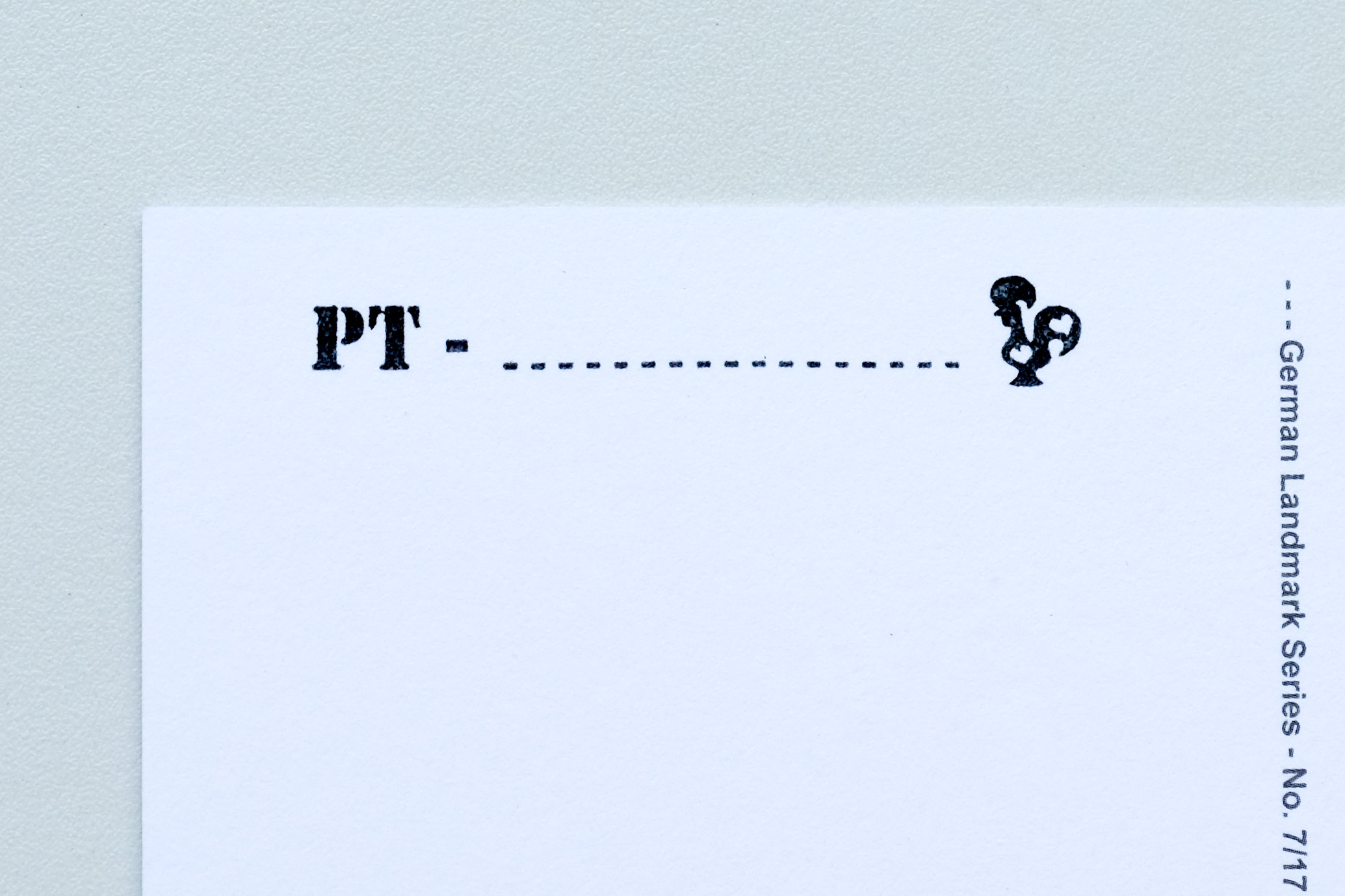 PT...Postcard ID Rooster