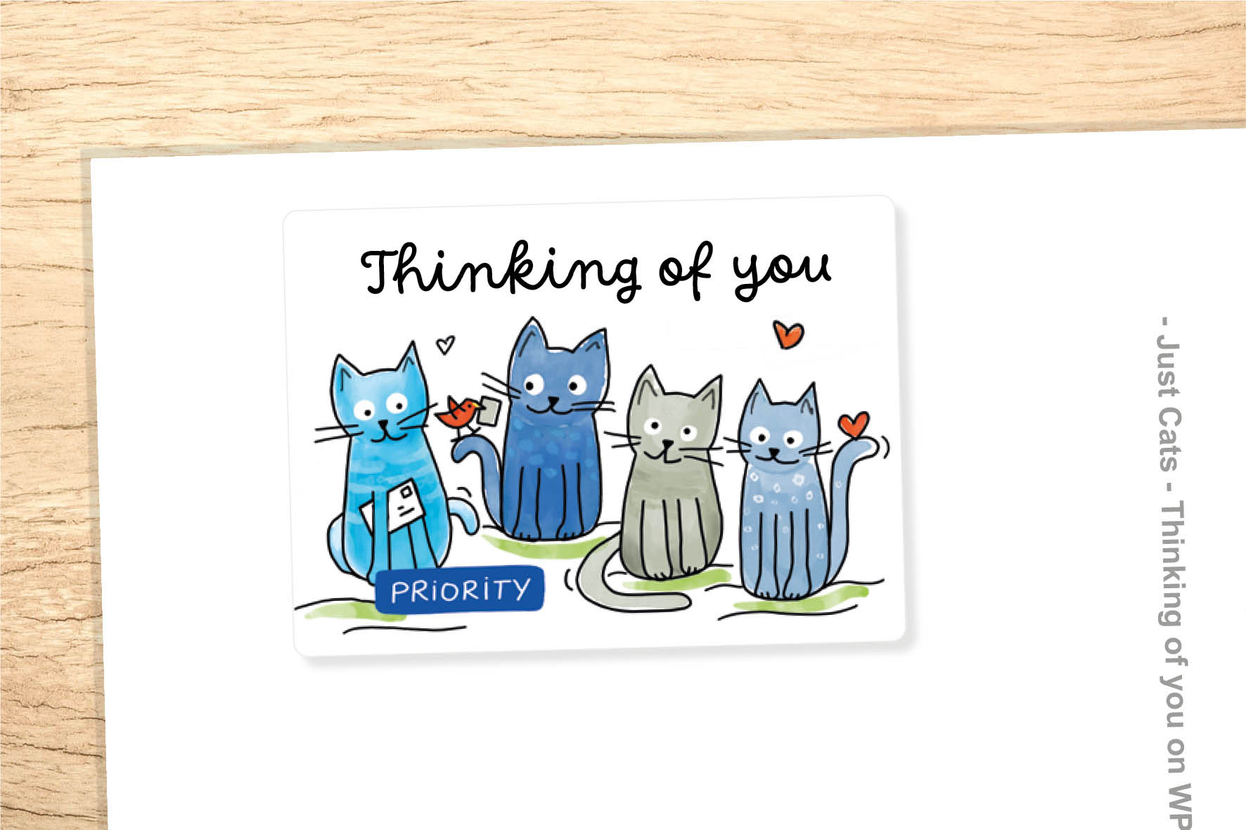 Just Cats - Thinking of you Sticker Set