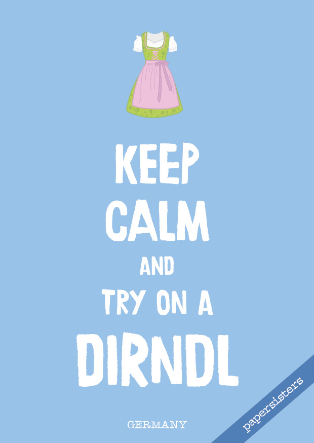 Keep calm Dirndl  - No.15