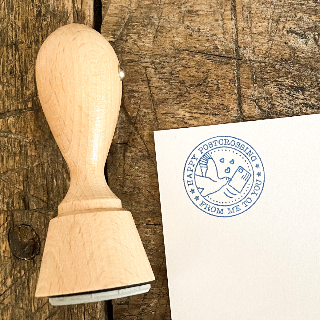 papersisters-rubberstamp-postmark-Happy-Postcrossing-from-me-to-you-3-1 Poststempel Happy Postcrossing from me to you
