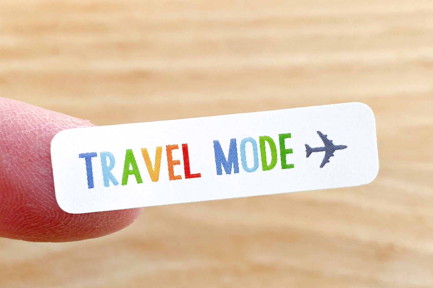 Travel Mode Sticker Set