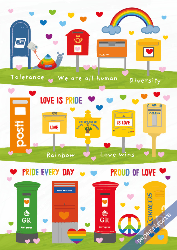 Rainbow Mailboxes