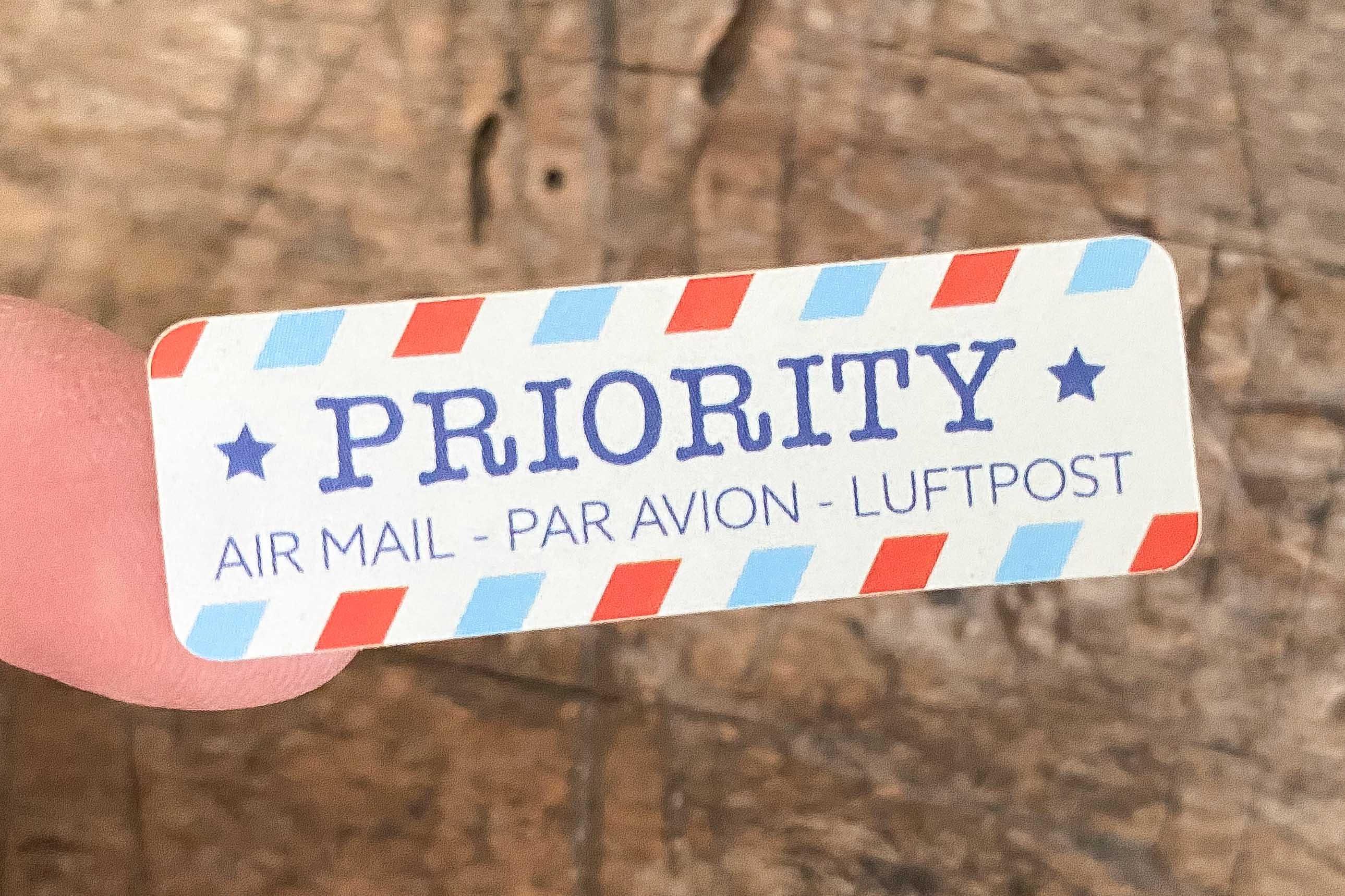 Priority Stripes Sticker Set 