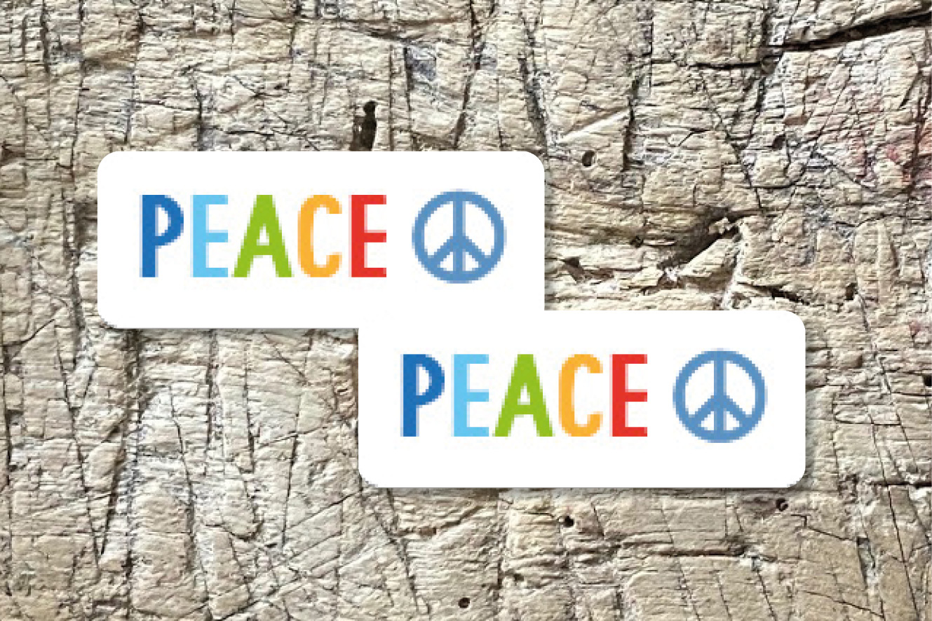 Just Peace Sticker Set 