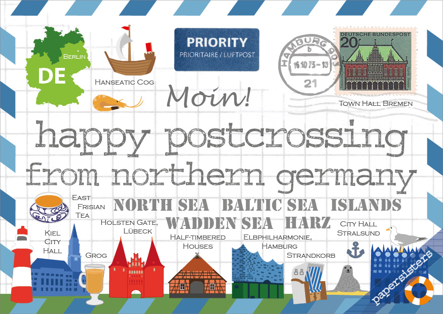 Happy Postcrossing Northern Germany