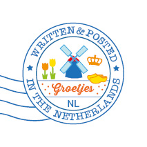 S* Sticker Postmark NL rund 5er