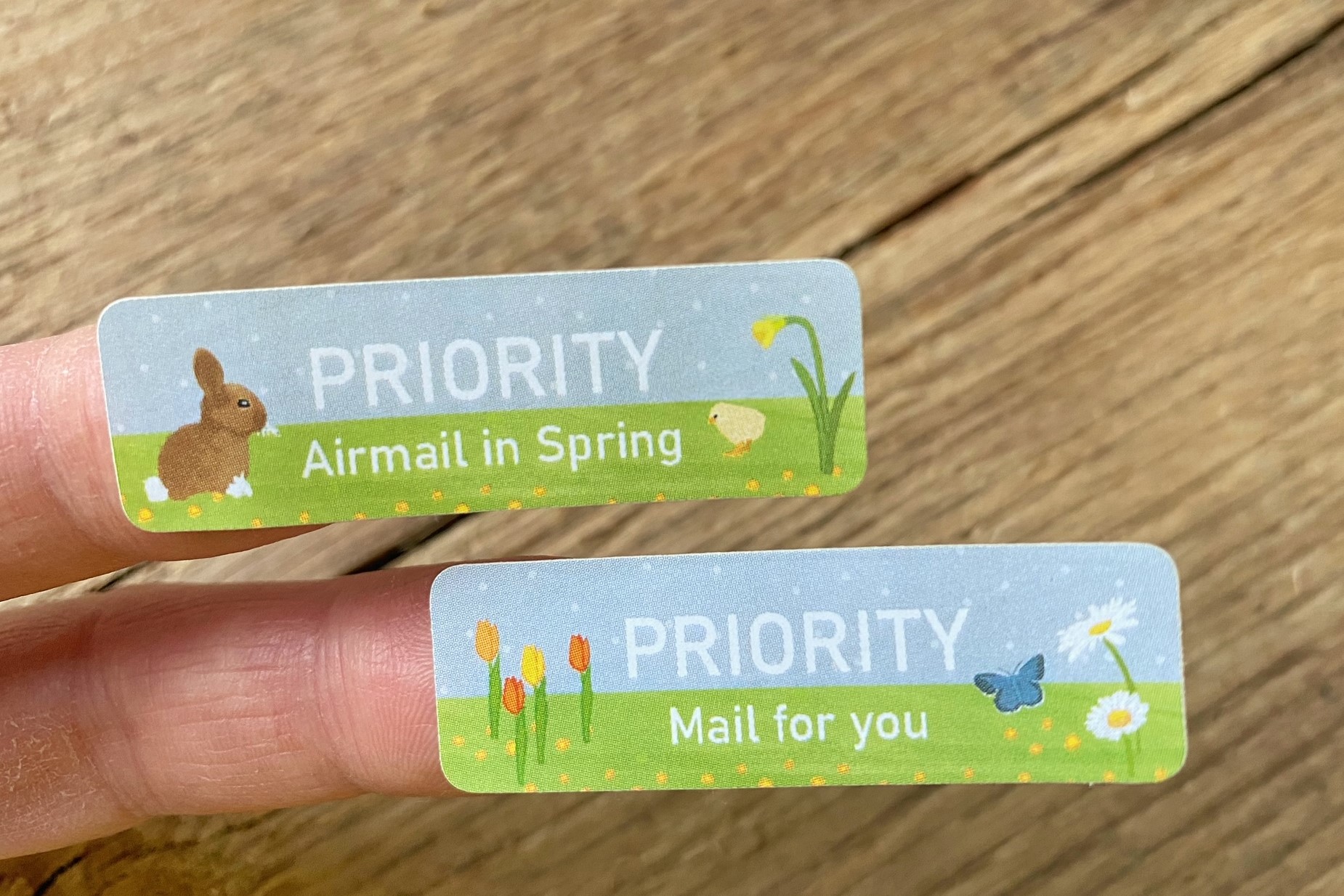 Spring Mail Sticker Set 60 pieces