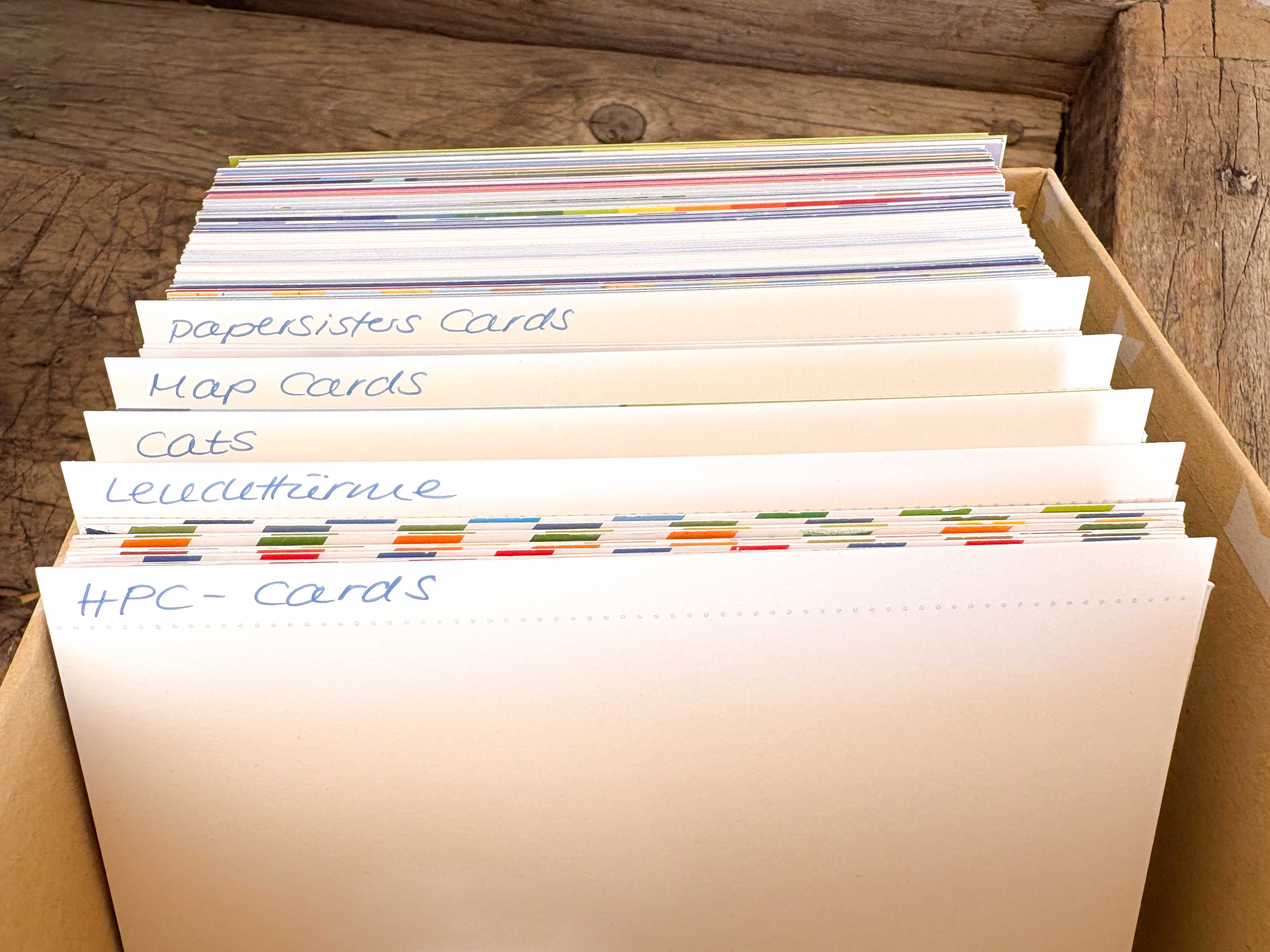 "So organised!" Postcard Separators