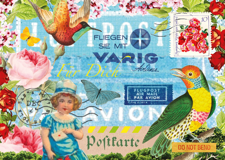 Postkarte für Dich Mailart No.3