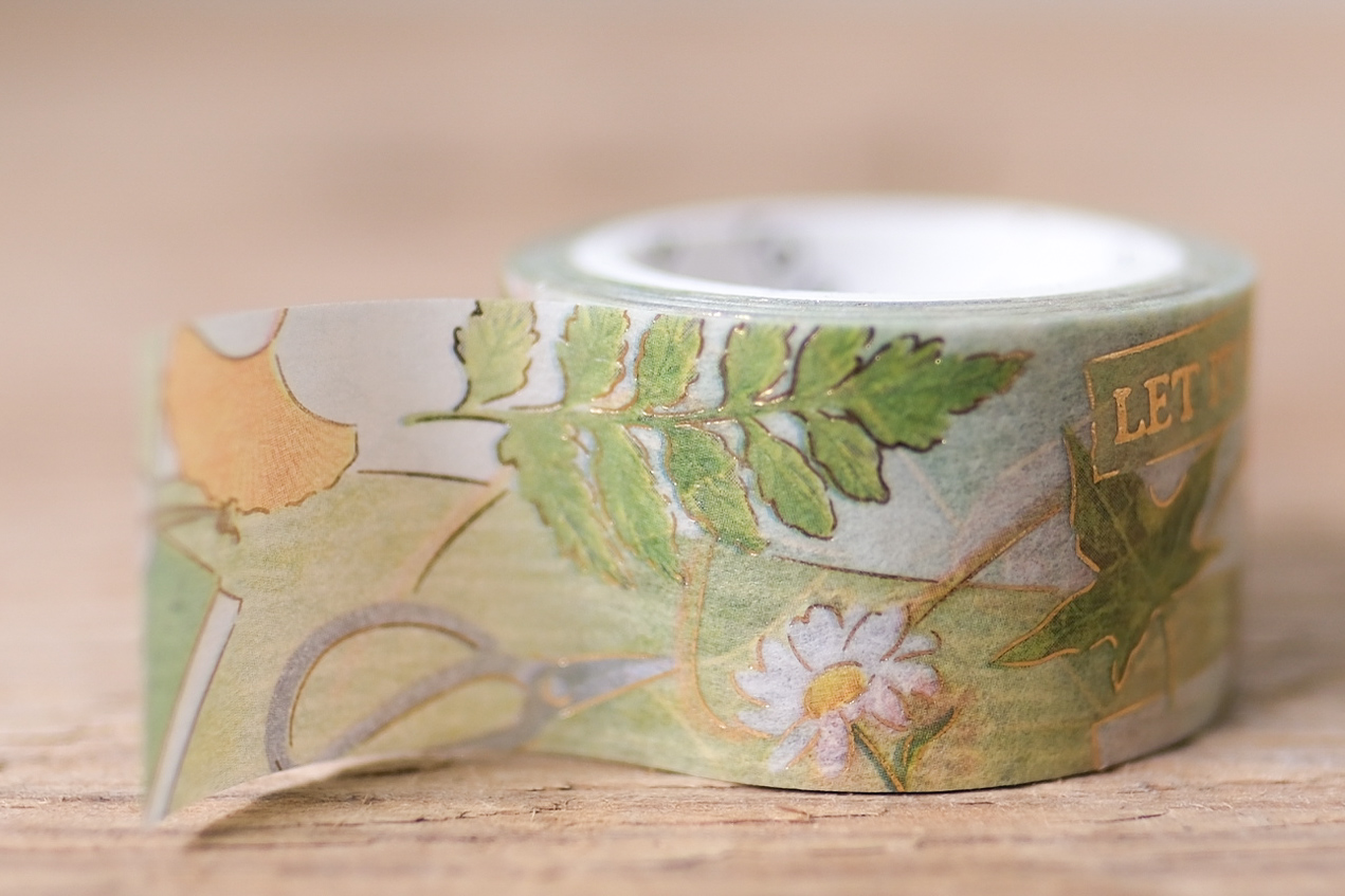 Masking Tape Glitter Botanist