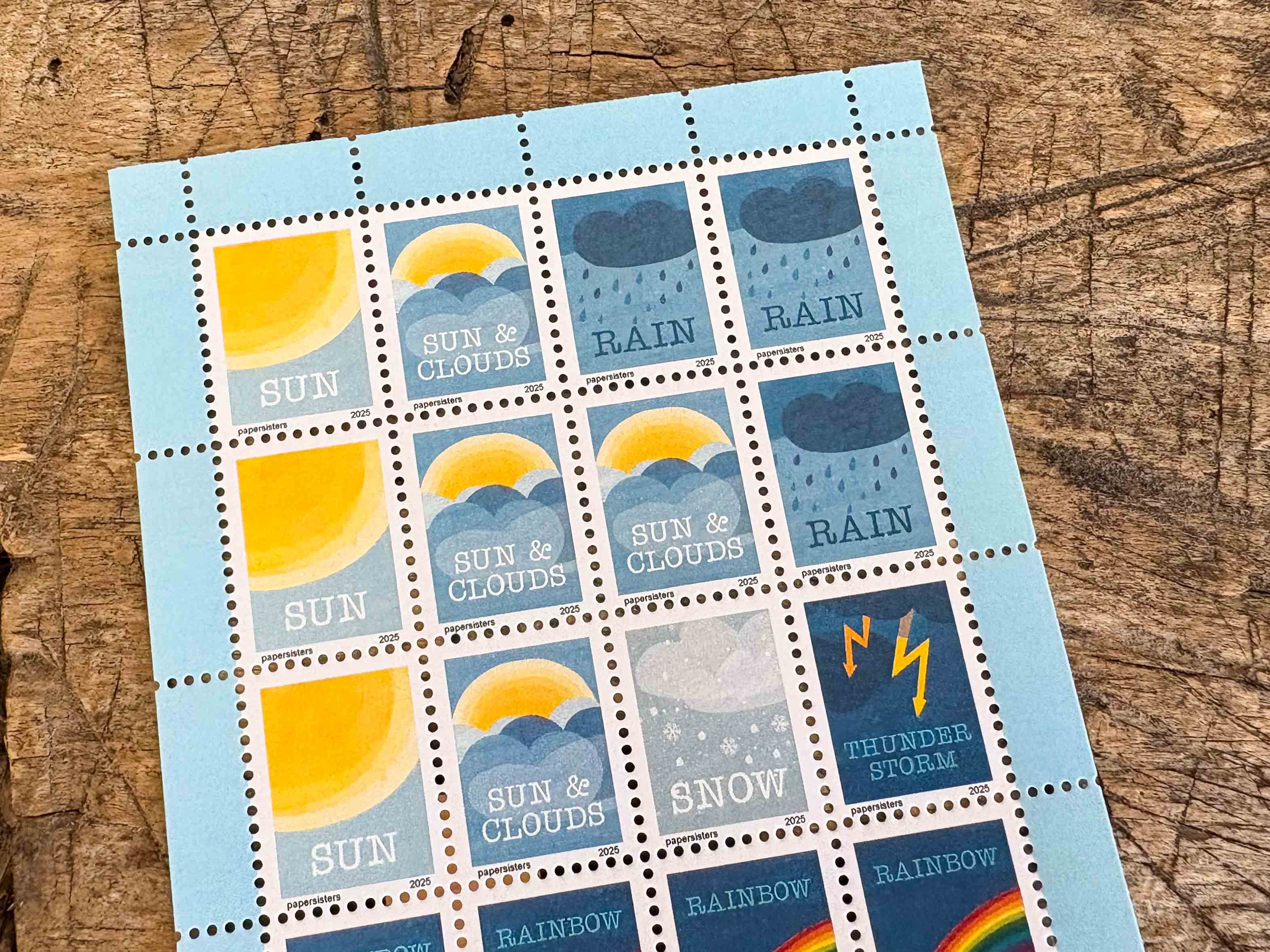 Weather papersisters Artistamp No.4
