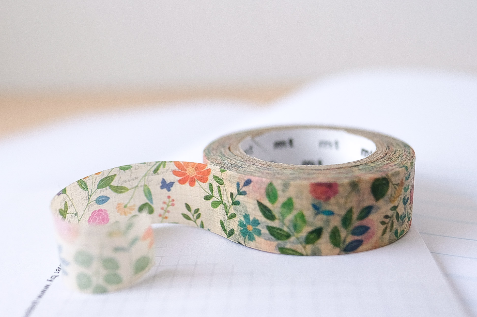 mt masking tape ex watercolor flower