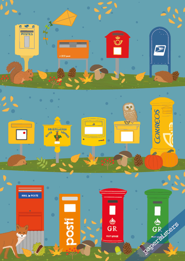 Autumn Mailboxes Autumn Mailboxes