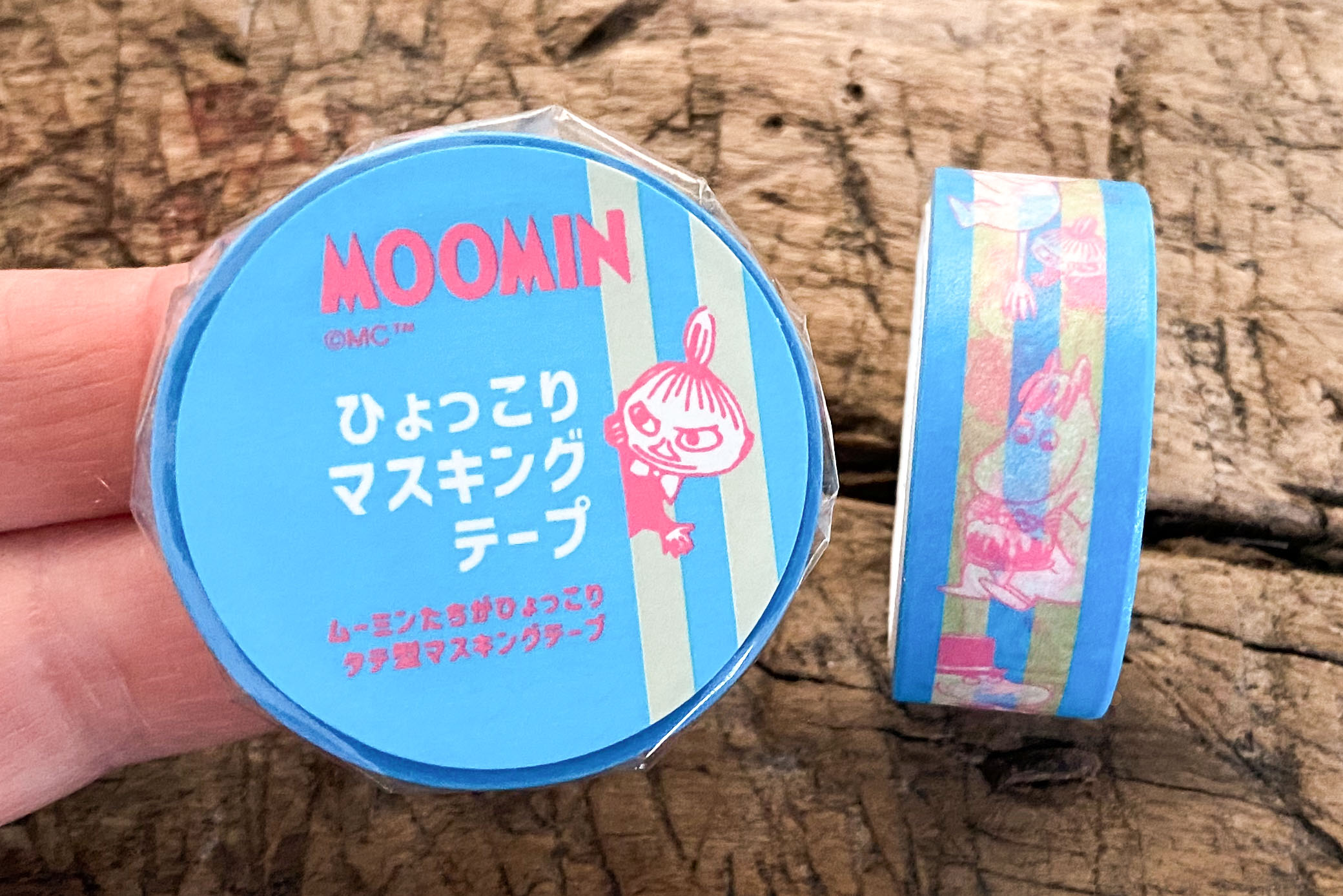 The Moomins Masking Tape Border Blue