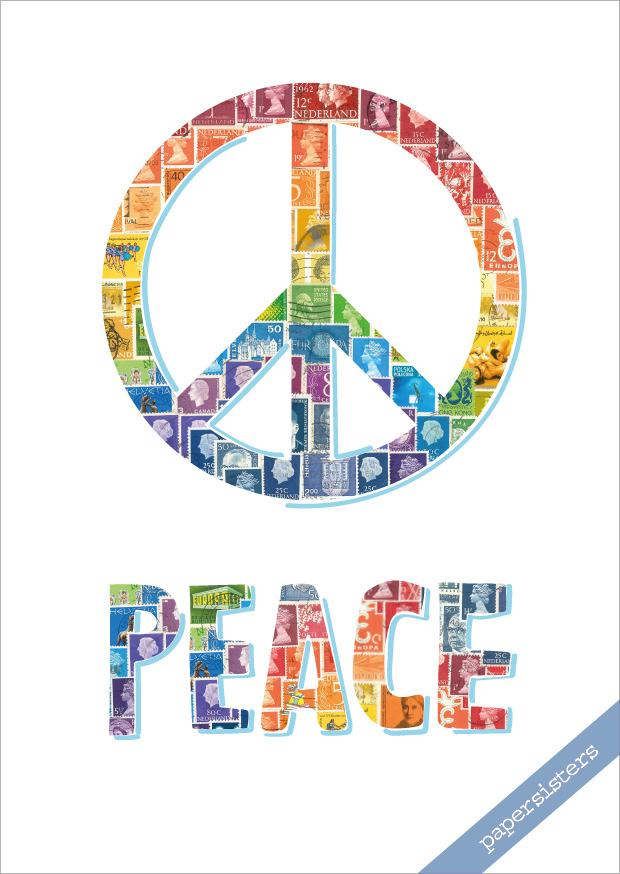 Peace Sign Postcard