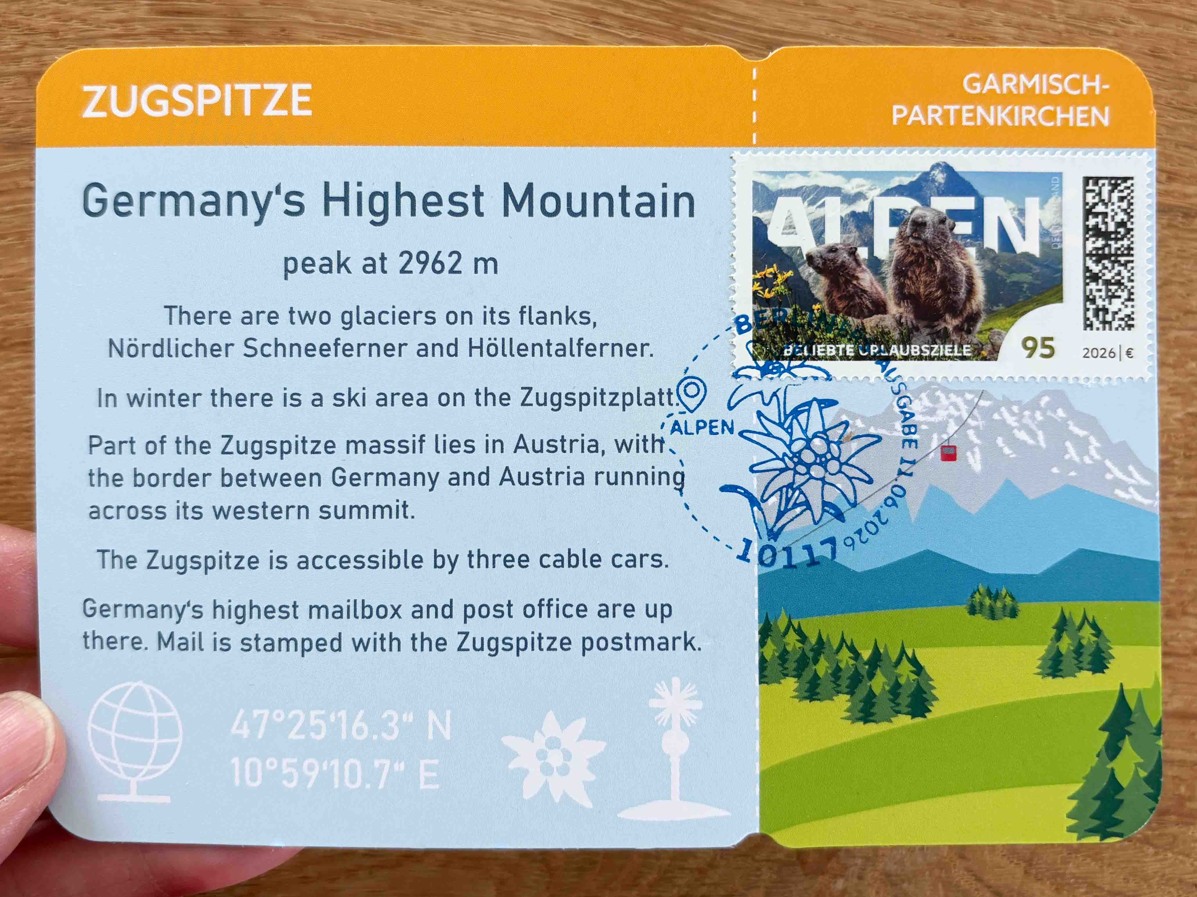 Maximumkarte Alpen