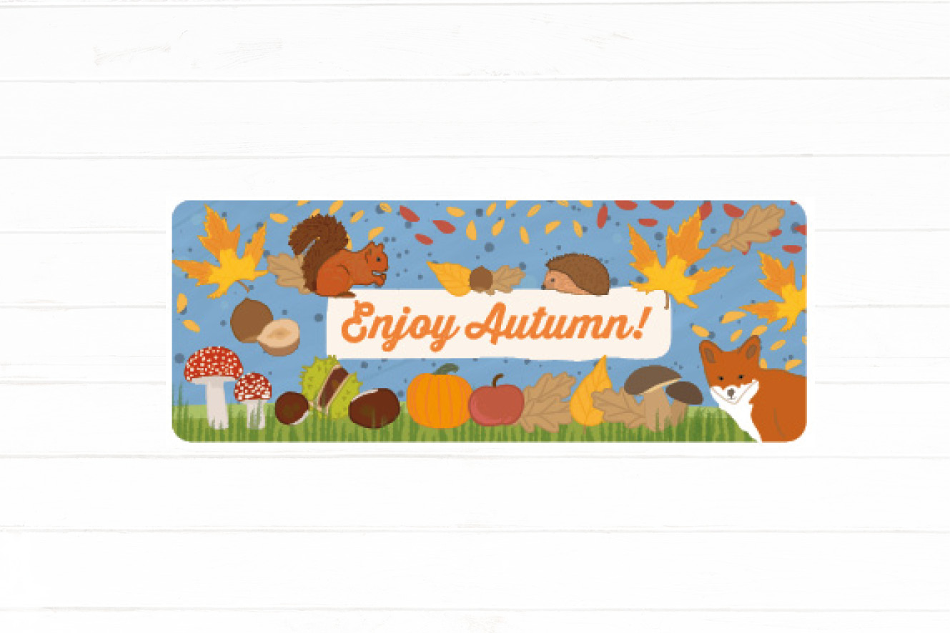 Let`s celebrate Autumn Sticker Set 40 pieces