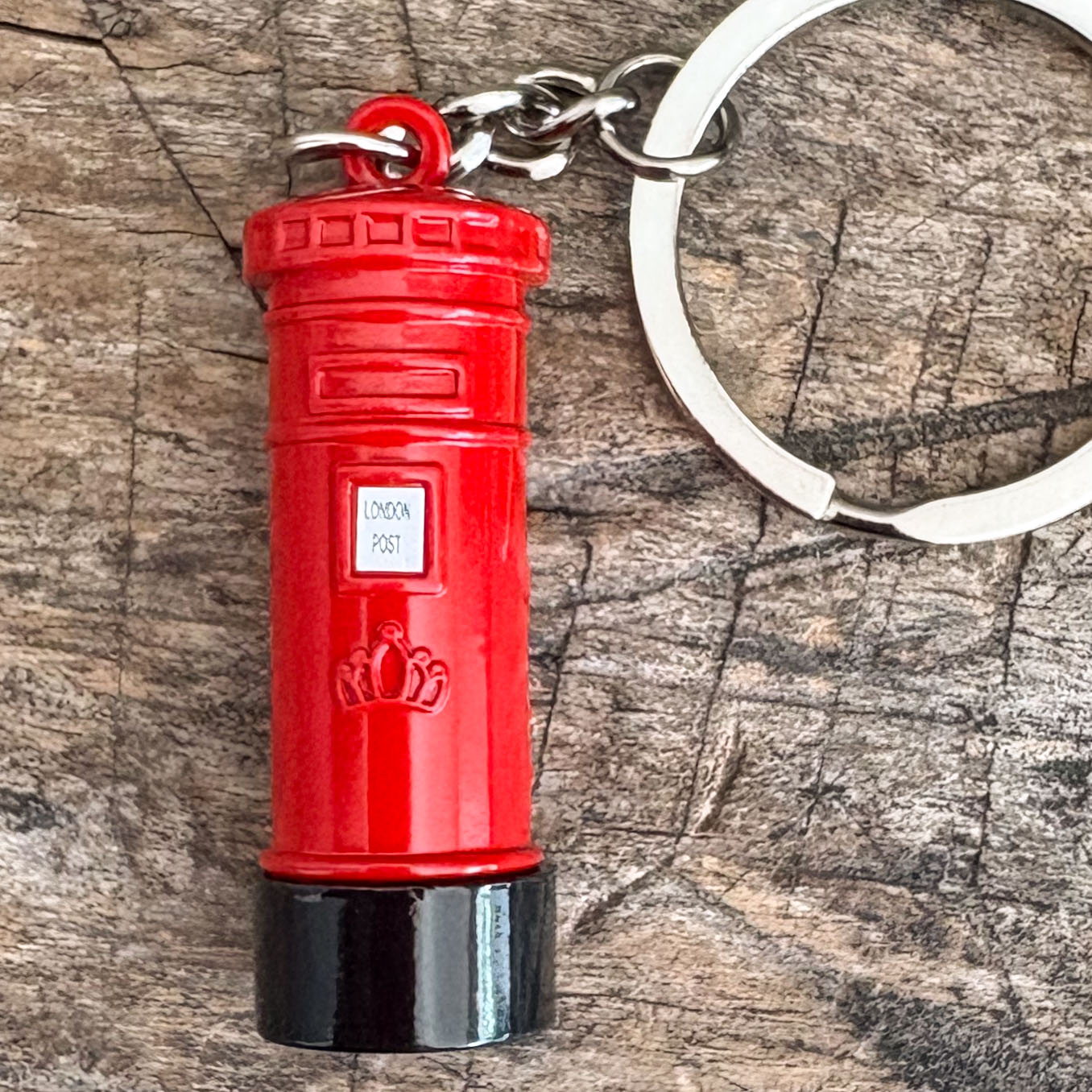 Schlüsselanhänger Briefkasten Rot