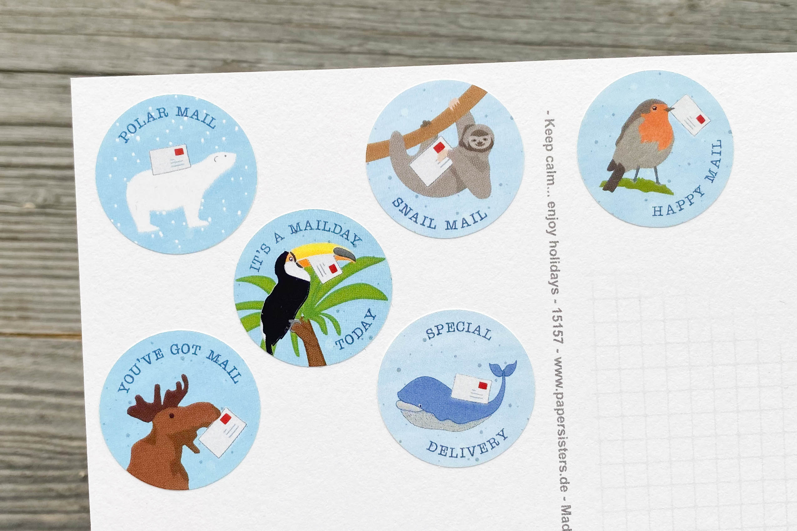 Mail Friends Sticker Set 