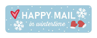 S* Sticker Priority Happy Mail in Winter 5er