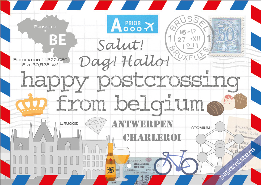 Happy Postcrossing BE