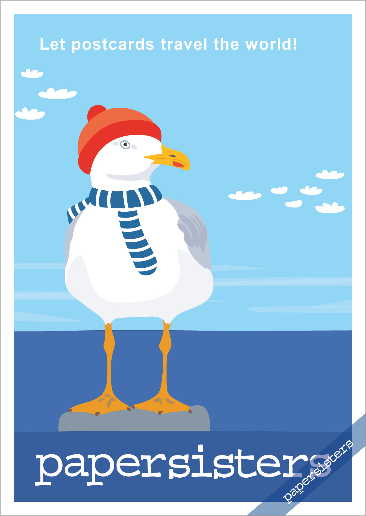 Postkarte "Sea Breeze" by papersisters Postkarte "Sea Breeze" by papersisters
