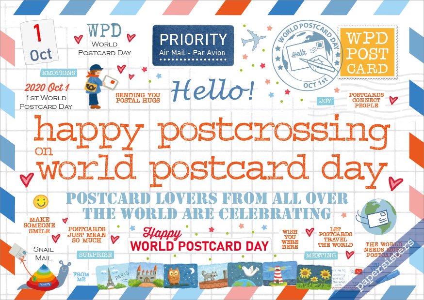 Happy Postcrossing - World Postcard Day
