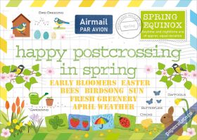 Postcard Happy Postcrossing in Spring 2nd Edition